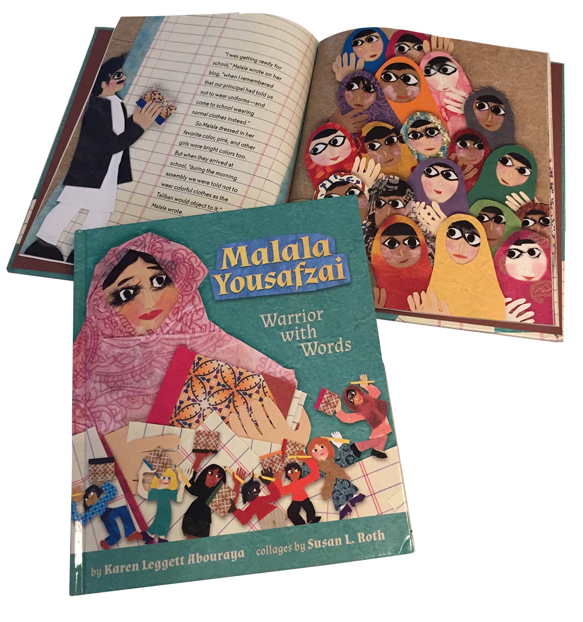 malala book layout design